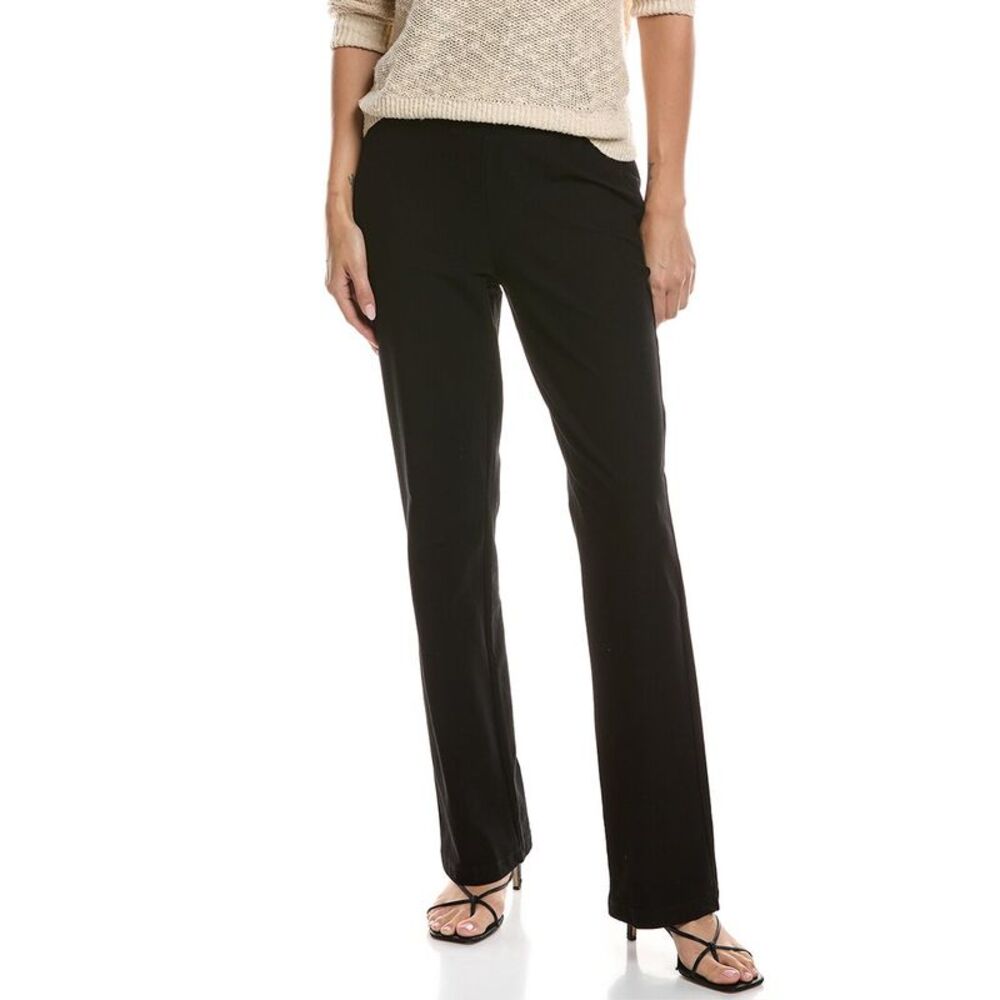 Eileen Fisher Womens  Slim Boot Cut Pant, Black